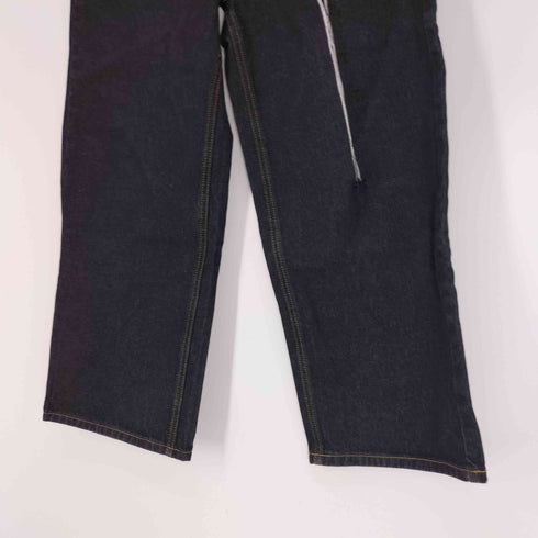 ウエストボーイ WEST BOY MODE SIMPLE パッチ インディゴ 濃紺 ワイド ダメージ デニム パンツ メンズ JPN:M