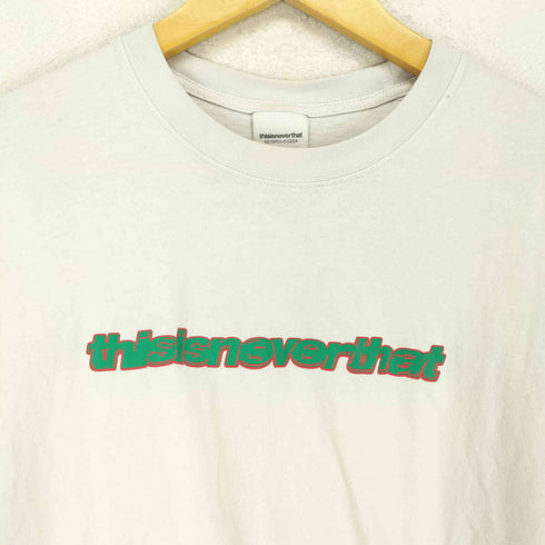 ディスイズネバーザット thisisneverthat フロントプリントクルーネックTシャツ メンズ JPN:XL