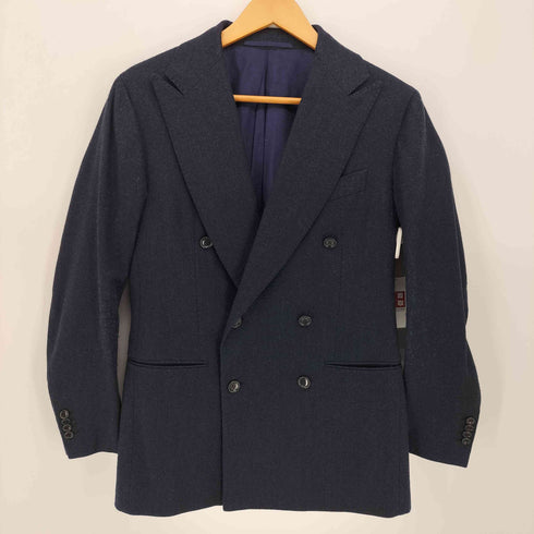 STILE LATINO NAPOLI セットアップ ウール100% 剣襟 ダブルプレストテーラードジャケット スラックス メンズ 46
