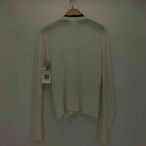 アニエスベー agnes b. レーヨン ワッフル地 ニットカーディガン レディース T2