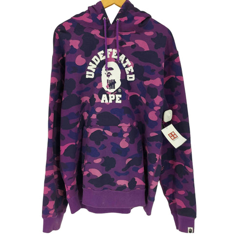 アベイシングエイプ A BATHING APE ABC COLLEGE PULLOVER HOODIE カレッジ プルオーバー パーカー メンズ 2XL