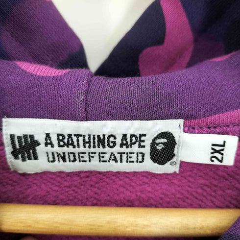 アベイシングエイプ A BATHING APE ABC COLLEGE PULLOVER HOODIE カレッジ プルオーバー パーカー メンズ 2XL
