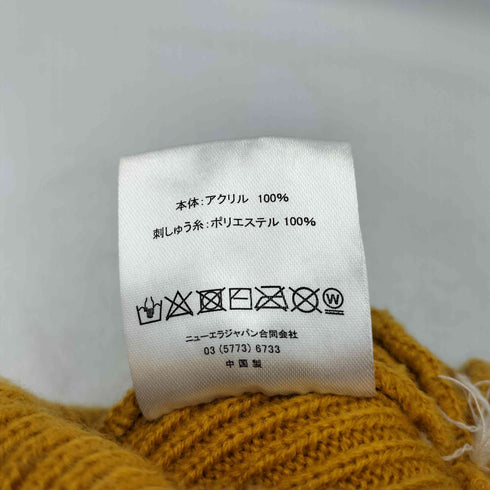 ニューエラ NEW ERA ロゴ 刺繍 ボンボン ニット キャップ ビーニー メンズ