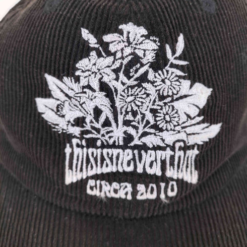 ディスイズネバーザット thisisneverthat Flower Embroidered Cap メンズ