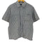 ステューシー Stussy 90-00S 紺タグ S/S ギンガム チェック S/S シャツ メンズ import:L