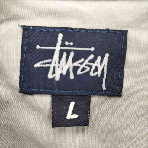 ステューシー Stussy 90-00S 紺タグ S/S ギンガム チェック S/S シャツ メンズ import:L