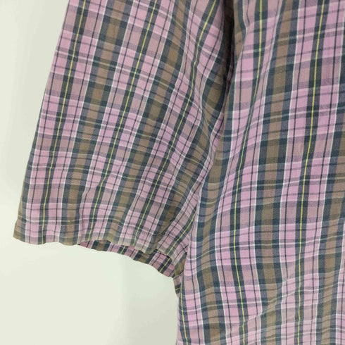 ステューシー Stussy 00S AUTHENTIC ピスタグ S/S チェックシャツ メンズ import:XL