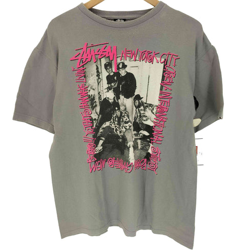 ステューシー Stussy 00S 黒タグ メキシコ製 アーティスト フォト プリント S/S Tシャツ メンズ import:L