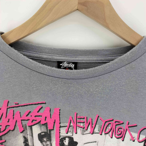 ステューシー Stussy 00S 黒タグ メキシコ製 アーティスト フォト プリント S/S Tシャツ メンズ import:L