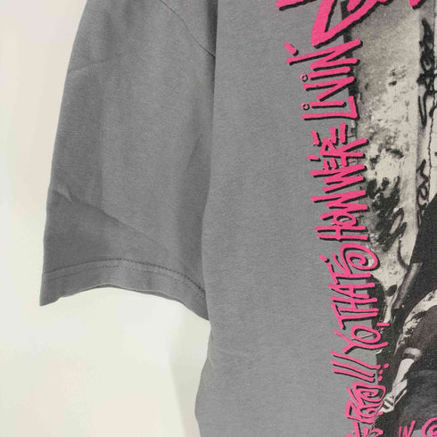 ステューシー Stussy 00S 黒タグ メキシコ製 アーティスト フォト プリント S/S Tシャツ メンズ import:L