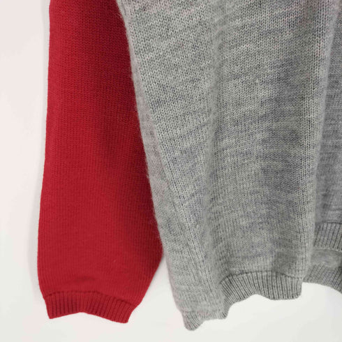 ステューシー Stussy 90-00S インド製 紺タグ ウール L/S ラグラン プルオーバーニット メンズ import:L