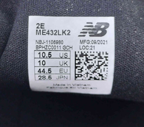 ニューバランス NEW BALANCE ランニングシューズ me432 メンズ JPN:28.5