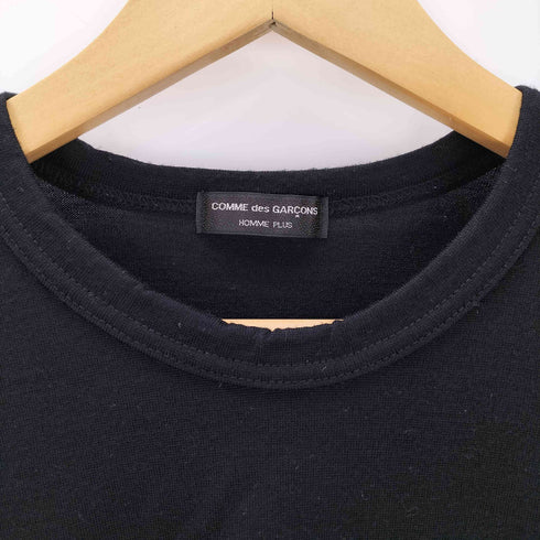 コムデギャルソンオムプリュス COMME des GARCONS HOMME PLUS 02AW 四つの黒期 ロゴプリントウールカットソー archive メンズ