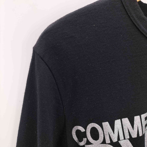 コムデギャルソンオムプリュス COMME des GARCONS HOMME PLUS 02AW 四つの黒期 ロゴプリントウールカットソー archive メンズ
