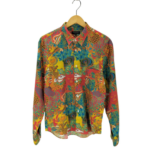 コムデギャルソンオムプリュス COMME des GARCONS HOMME PLUS 01AW 総柄 PSYCHEDELIC SHIRT サイケ期 archive メンズ JPN:M