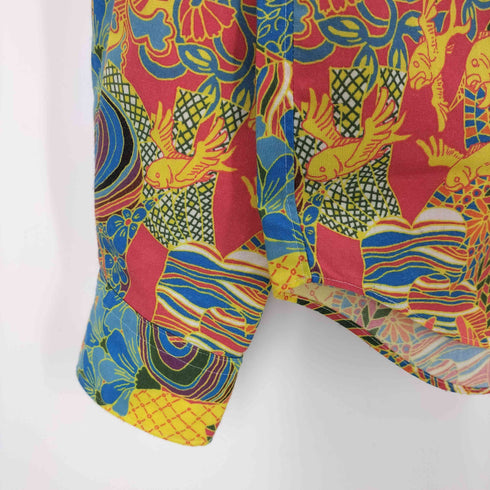 コムデギャルソンオムプリュス COMME des GARCONS HOMME PLUS 01AW 総柄 PSYCHEDELIC SHIRT サイケ期 archive メンズ JPN:M
