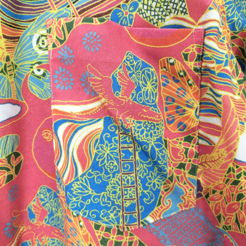 コムデギャルソンオムプリュス COMME des GARCONS HOMME PLUS 01AW 総柄 PSYCHEDELIC SHIRT サイケ期 archive メンズ JPN:M