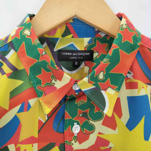コムデギャルソンオムプリュス COMME des GARCONS HOMME PLUS 01AW サイケ期 総柄 シャツ archive メンズ JPN:M