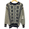 ダーレオブノルウェイ DALE OF NORWAY 80s ノルディック柄 ウール クルーネックニット メンズ import:M