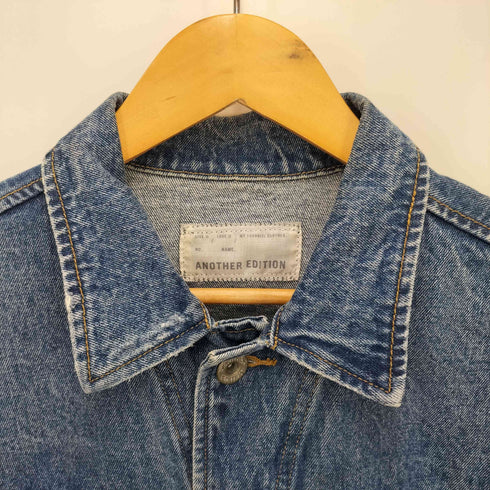 アナザーエディション Another Edition AECM TWILL SHORT BLSN ショートブルゾン ウォッシャブル クロップド デニム ジャケット レディース JPN:M