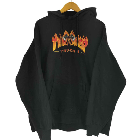 スラッシャー THRASHER 90S スペードタグ フロントプリントパーカー メンズ JPN:XL