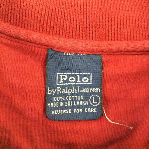 ポロバイラルフローレン Polo by RALPH LAUREN ポニー刺繍 チェック ポロシャツ メンズ import:L
