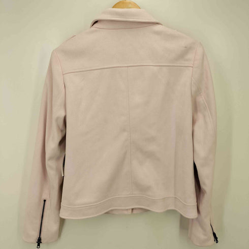 バナナリパブリック BANANA REPUBLIC フェイクスウェード ダブル ライダース ジャケット レディース import:M