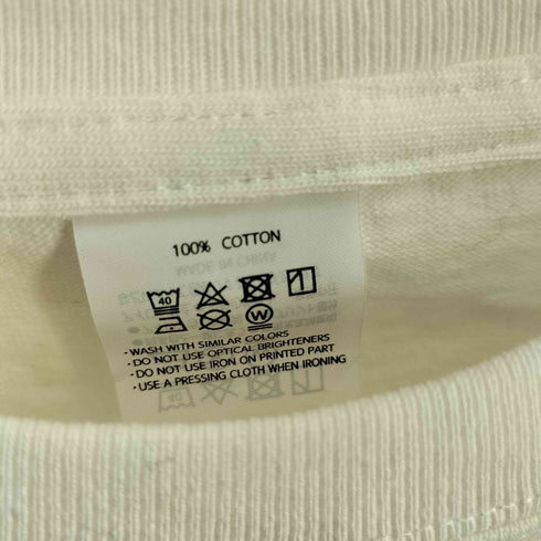 GIGO 笑い男 プリント 半袖 Tシャツ メンズ JPN:M