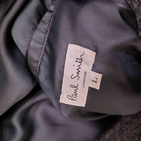 ポールスミスロンドン Paul Smith LONDON 日本製 モヘア混 シャギーウール ダッフルコート メンズ import:L