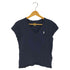 ポロラルフローレン POLO RALPH LAUREN ポニー刺繍 Vネック Tシャツ レディース import:XS