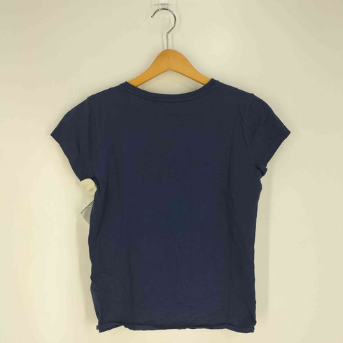 ポロラルフローレン POLO RALPH LAUREN ポニー刺繍 Vネック Tシャツ レディース import:XS