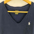 ポロラルフローレン POLO RALPH LAUREN ポニー刺繍 Vネック Tシャツ レディース import:XS