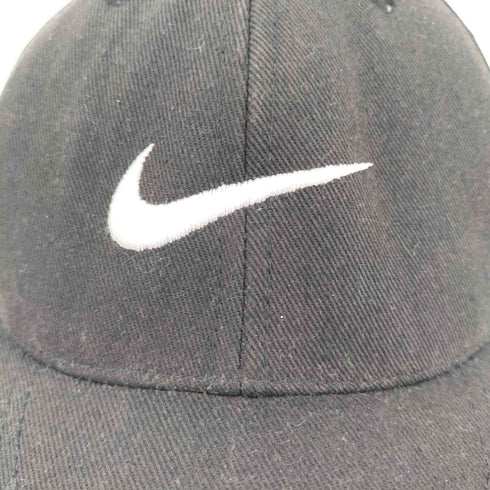 ナイキ NIKE 90s~00s 白タグ スウッシュ刺繍6パネルキャップ メンズ ONE SIZE
