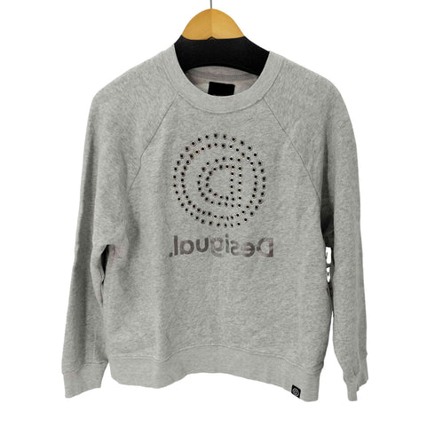 デシグアル Desigual LOGOMANIA クルーネックスウェットプルオーバー レディース import:M
