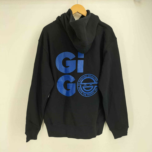 ユナイテッドアスレ UNITED ATHLE GIGO 笑い男 バックプリント プルオーバー パーカー メンズ JPN:L