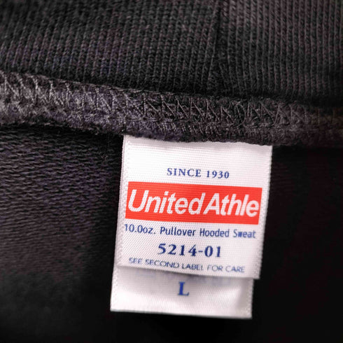 ユナイテッドアスレ UNITED ATHLE GIGO 笑い男 バックプリント プルオーバー パーカー メンズ JPN:L