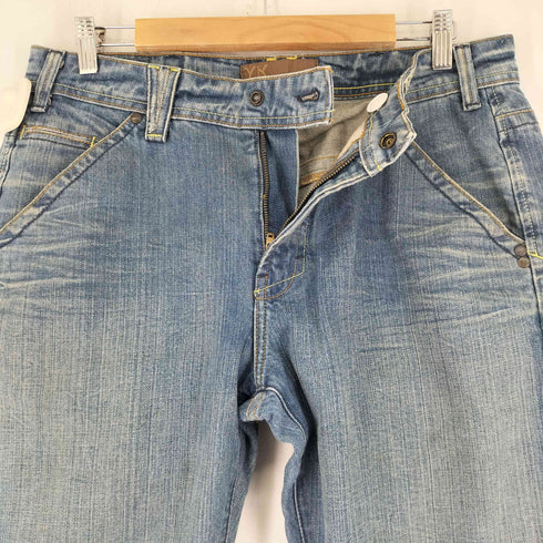 ヤヌーク YANUK ストレートデニムパンツ メンズ 32