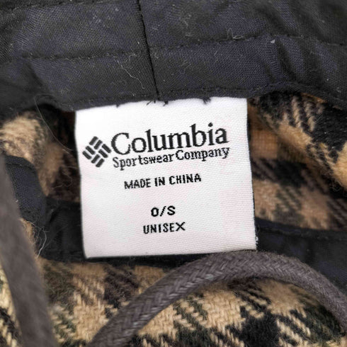 コロンビア Columbia チェック ブー二ーハット メンズ S