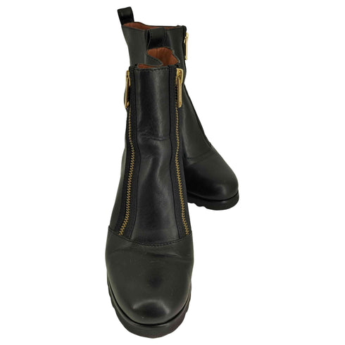 マークバイマークジェイコブス Marc by Marc Jacobs ダブルジップショートブーツ レディース 36 2/1
