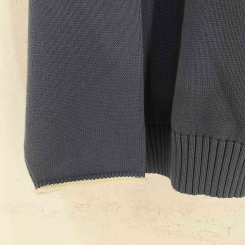 ニコアンド niko and... アソート刺繍ロゴニットプルオーバー メンズ import:L