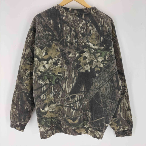 MOSSY OAK リアルツリーカモミリタリースウェット メンズ import:XL
