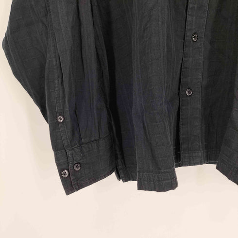 ハーレーダビッドソン HARLEY-DAVIDSON 05AW 両面プリント 織り チェック L/S オーバーサイズ シャツ ビッグサイズ メンズ XXL