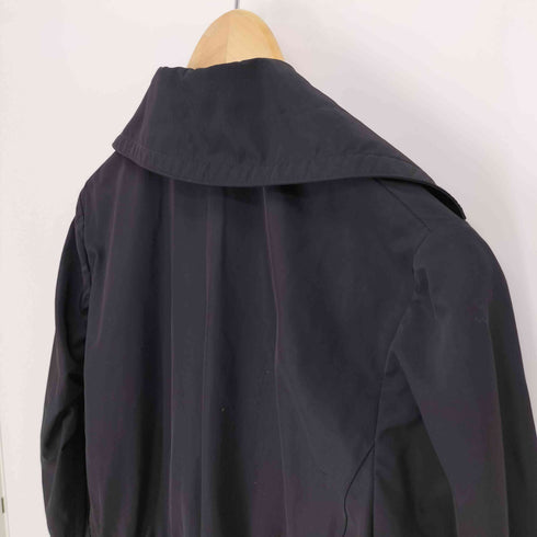evercube 裏地総柄 スプリング ナイロン ミディアム トレンチ コート レディース JPN:9号