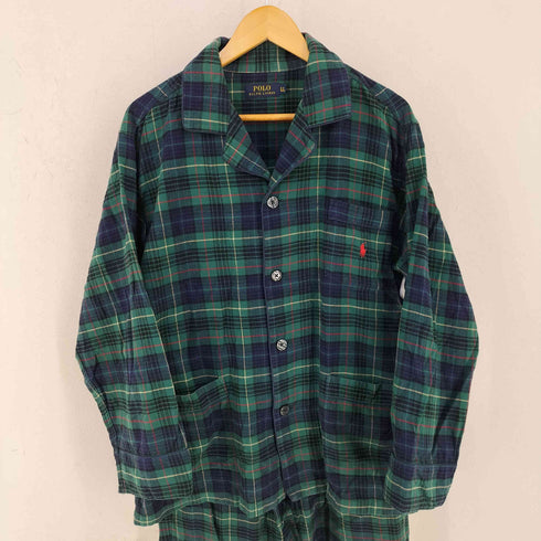 ポロラルフローレン POLO RALPH LAUREN ポニー刺繍 チェック パジャマセットアップ メンズ LL