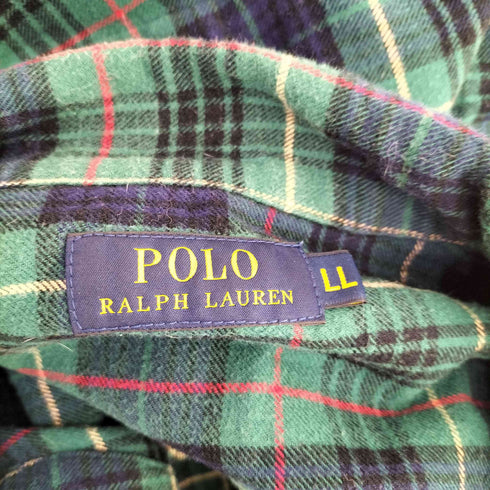 ポロラルフローレン POLO RALPH LAUREN ポニー刺繍 チェック パジャマセットアップ メンズ LL