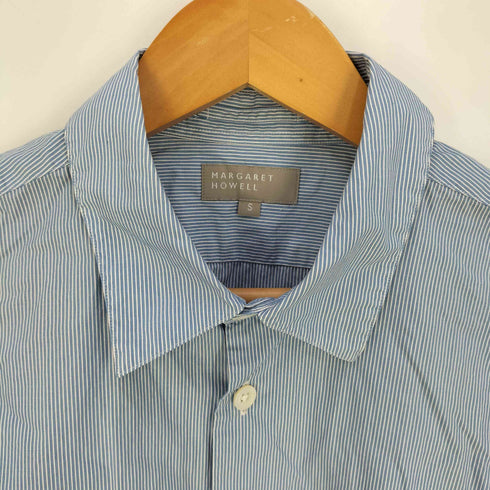 マーガレットハウエル MARGARET HOWELL コットン ストライプシャツ メンズ import:S
