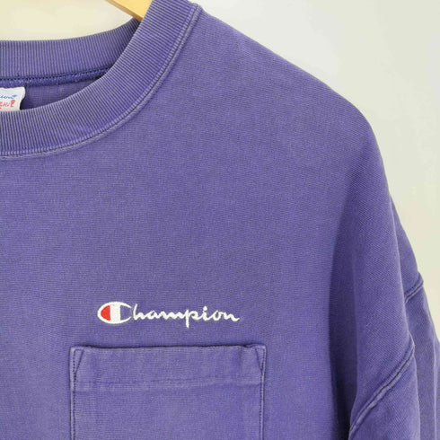 チャンピオン Champion REVERSE WEAVE リバースウィーブ 刺繍タグ 復刻 ロゴ刺繍 ポケットTシャツ メンズ import:S