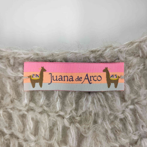 juana de arco アルゼンチン製 ウール アクリル フリンジ ベスト レディース