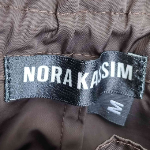 NORA KASSIM ナイロン パラシュートパンツ エプロン付き メンズ