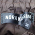 NORA KASSIM ナイロン パラシュートパンツ エプロン付き メンズ